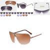 Premium Quality Oversize Goggle Frame Sunglasses With Timeless Design And Gradient Lens