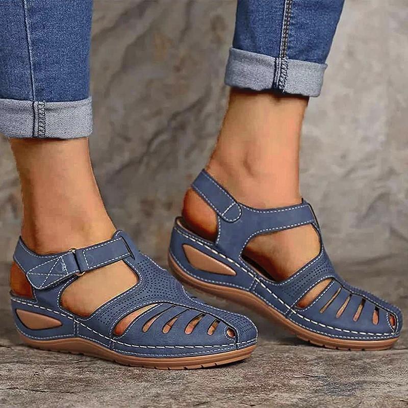 Summer Woman Shoes Sandals Retro Ladies Shoes Casual Women's Shoes Wedge Women's Sandals Plus Size Sandal Women Footwear Female