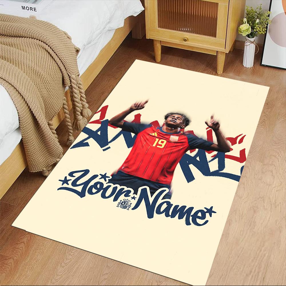 Yamal Customize Your Name Floor Rug Office Rug Suitable for Hallway Bedrooms Decorate room Outdoor Anti-slip Rug Office home decor
