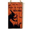 Wooden 10*20cm Halloween Hanging Board Decor Festival  Indoor and Outdoor Perfect Decoration Event Party Supplies