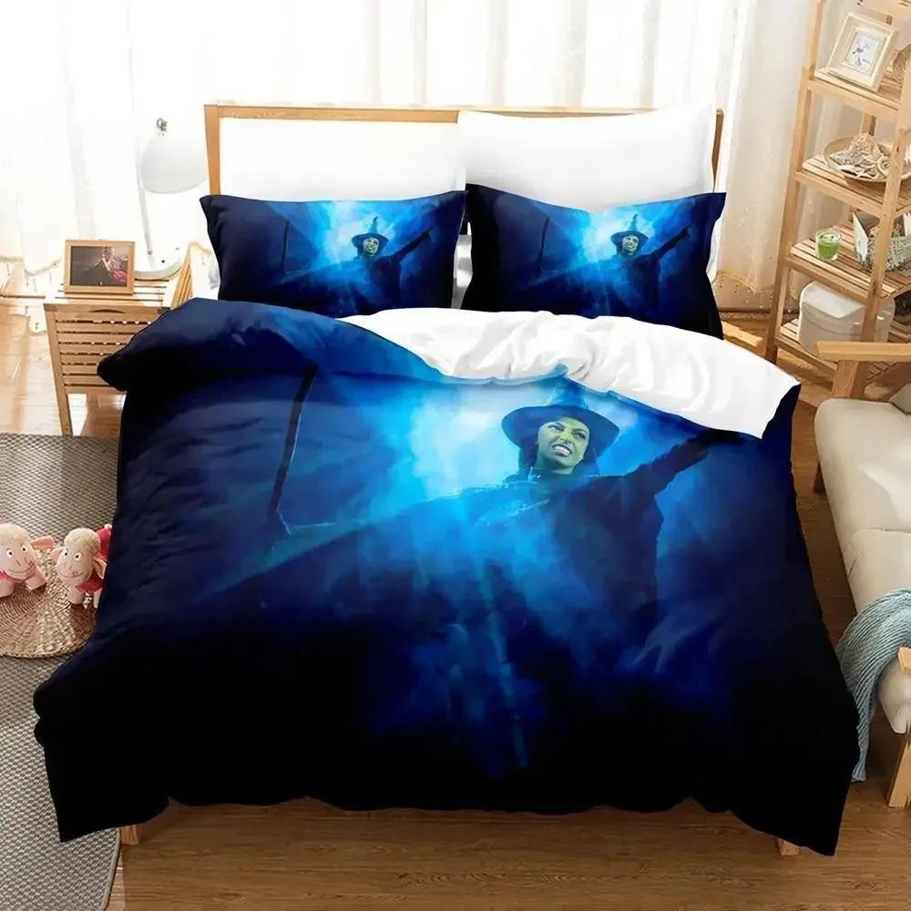 Wicked Musical Broadway Drama Bedding Set Single Twin Full Queen King Size Bed Set Aldult Kid Bedroom Duvetcover Sets 3D Print