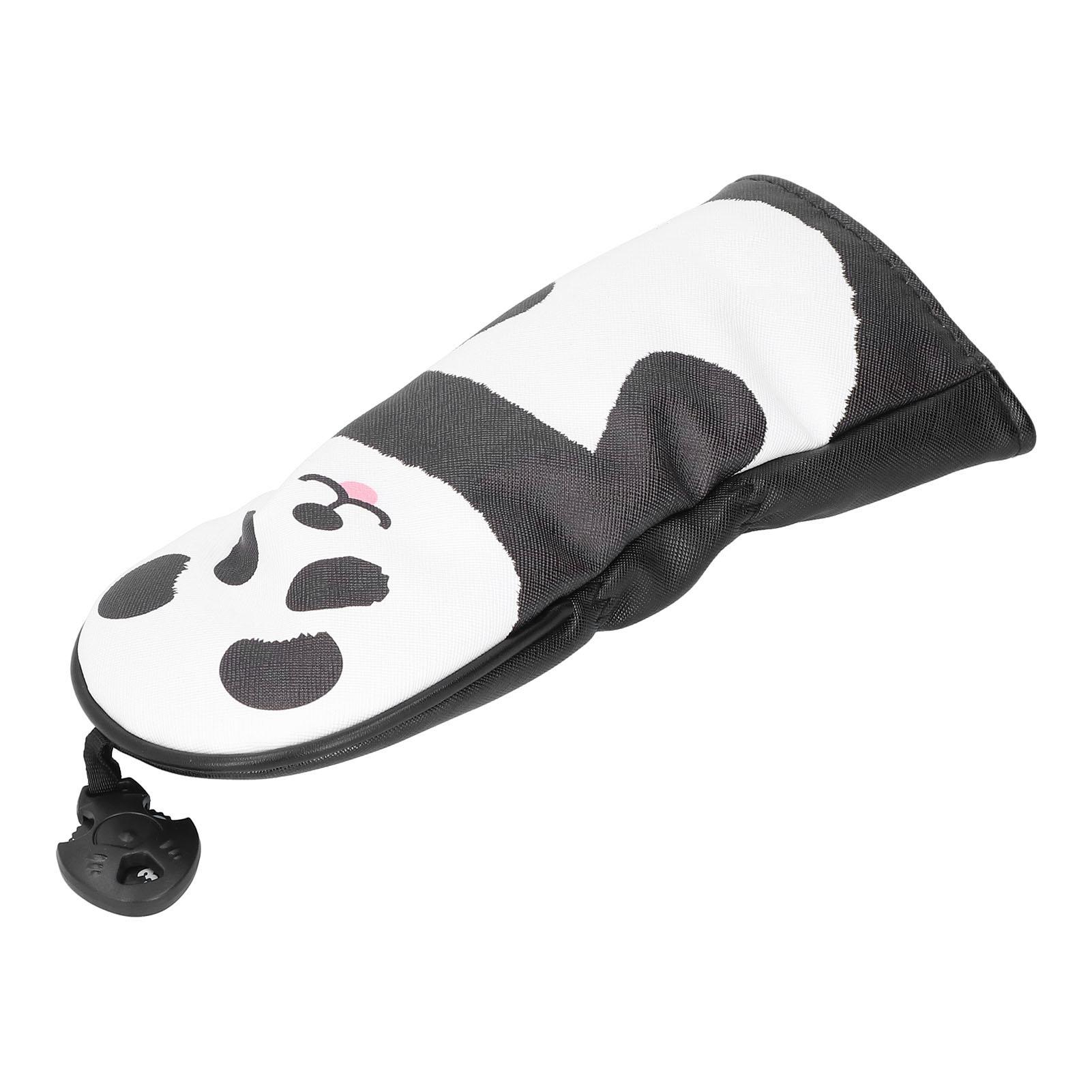 

Чехлы для головки гольф-вуда из искусственной кожи, водонепроницаемые, мультяшные, милые, утолщенные, плюшевые, чехол для головки гольф-клуба