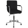 Day and Night - Day and Night Swivel Dining Chair Black Fabric