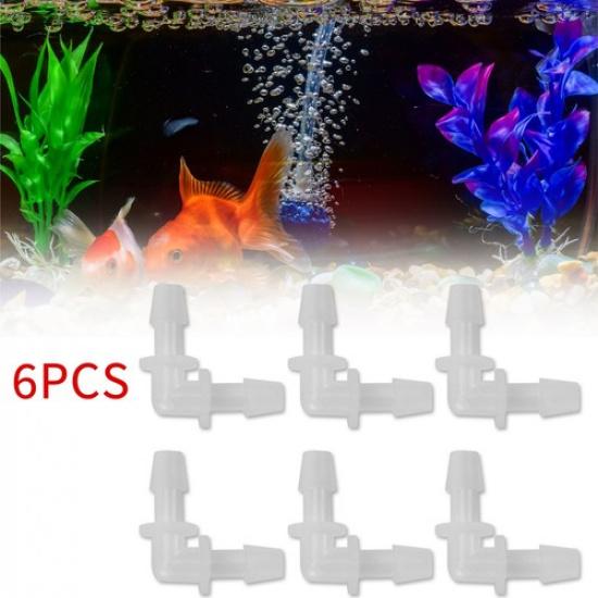 6 Pcs Vacuum Tubing Connector 516  Automotive L Shaped Vacuum Fittings