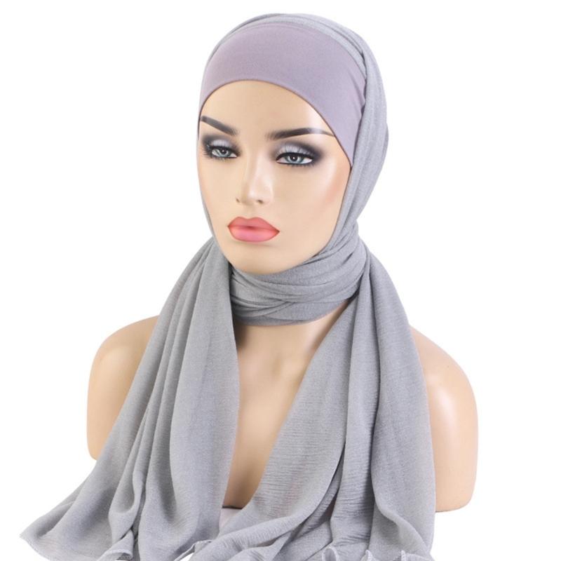 Fashionable Headwrap for Women Practical for Any Season Women Hijab with Shawl