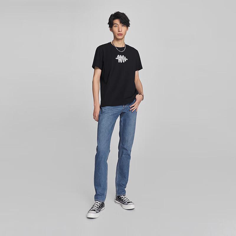 Lee Men's Letter Print Short Sleeve T-Shirt
