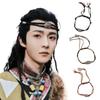 Hanfu Headwear Forehead Head Chain Retro Tibetan Dance Hair Accessories  Head Jewelry