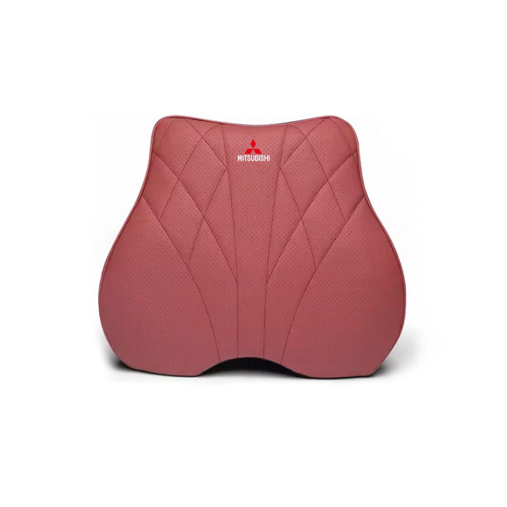 Car Memory Foam Headrest Lumbar Support Pillow Seat Pad Cushion Accessories For Mitsubishi Ralliart ASX Lancer L200 Pajero ASX