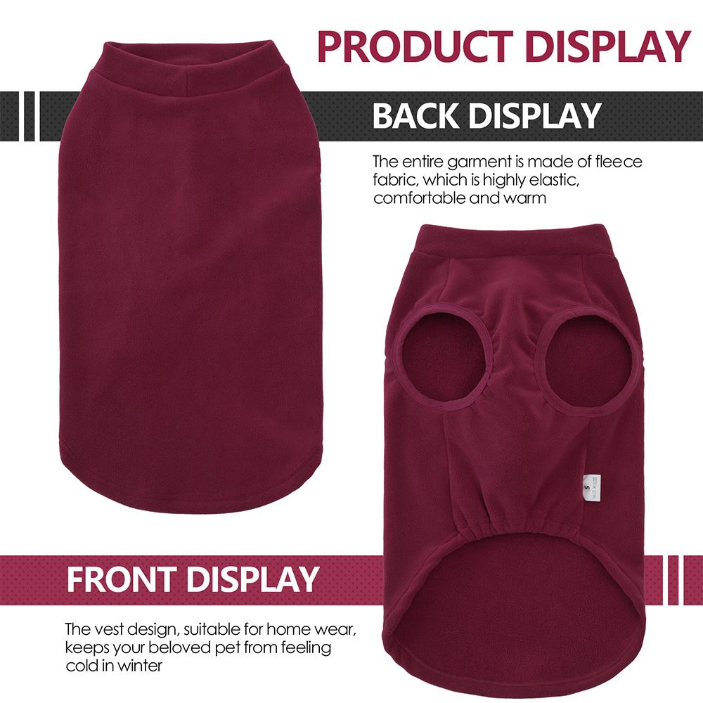 Kış Köpek Giysileri Ceket Esnek Kazak Köpek Yeleği Sıcak Evcil Hayvan Giysileri Pijama Yumuşak Küçük Orta Büyük Köpekler İçin Yüksek Esneklik