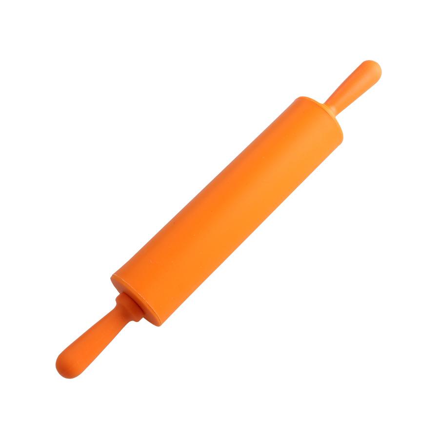 Non-Stick Plastic Handle Pin Pastry Dough Flour Roller Silicone Rolling Pin Pizza Pasta Roller Kitchen Pastry Baking Tool