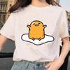 Harajuku Lazy Egg Print Women T Shirt Gudetama Tshirts Short Sleeve Shirt Kawaii Tshirts Gothic Female Aesthetic Tshirt Tops