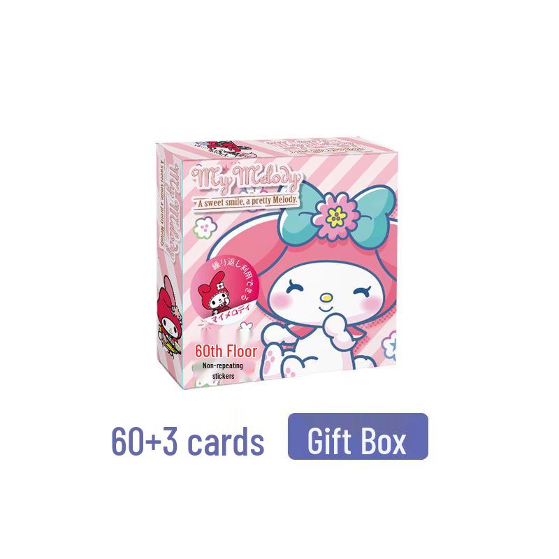 63 Kuromi KT Sanrio Stickers: Cute, Creative, Waterproof Cartoon Stickers for Kids