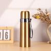 Simple Bullet Stainless Steel Lifting Rope Thermos Cup Large Capacity Vacuum Straight Cup Outdoor Portable Sports Water Cup