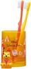 Skater Toothbrush Stand with Disney Winnie the Pooh Mascot, Mortar-Shaped, 4-Section Divider, Design, BSTS1-A