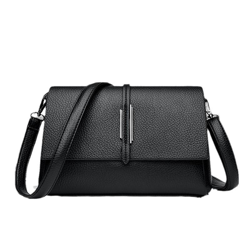 Bolsa Transversal, Bolsa para Meia-Idade e Idosos, Bolsa Quadrada Pequena Estilosa e Simples, Bolsa Casual de Ombro Único