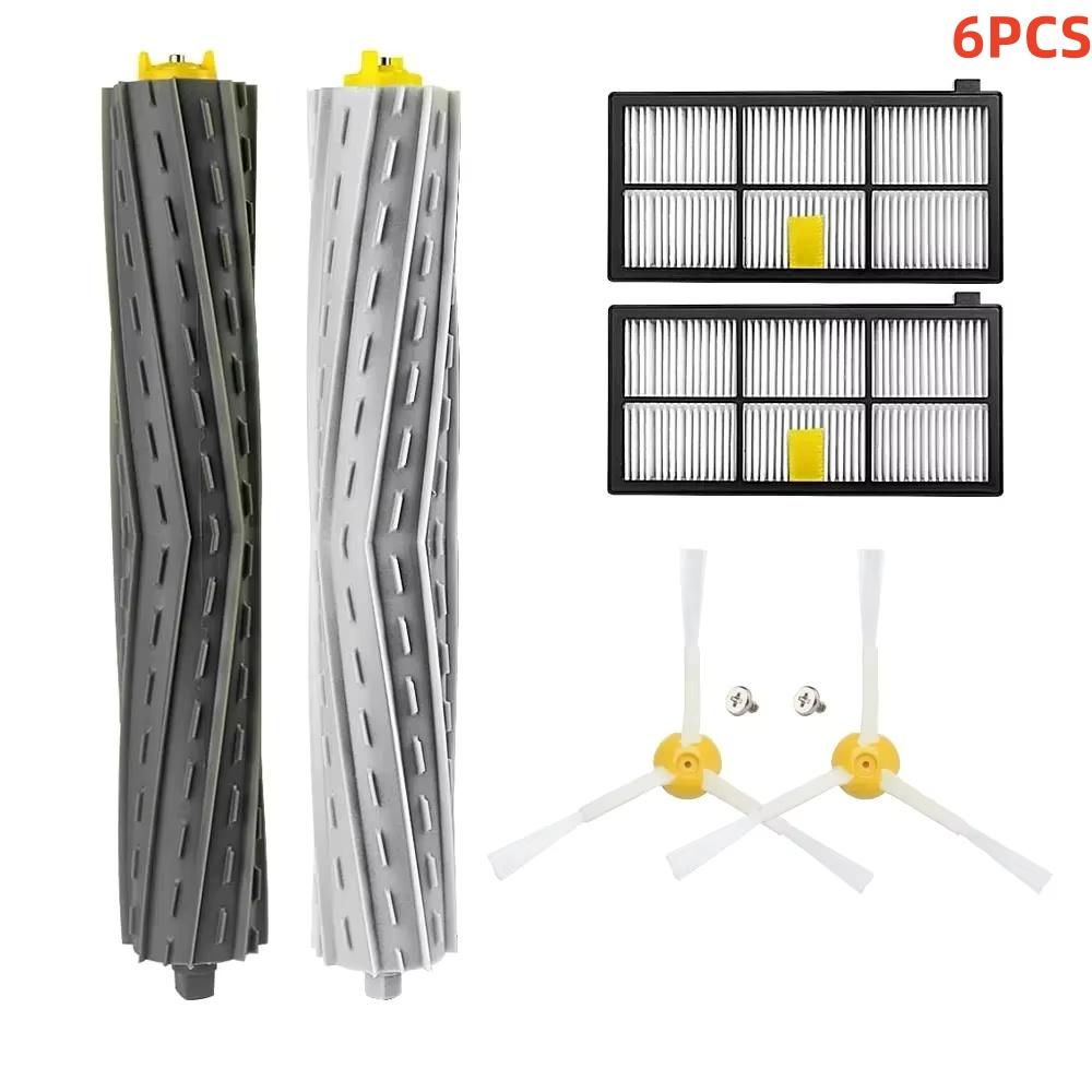 HEPA Filter Hauptseitenbürsten Für iRobot Roomba 800 900 Serie 805 864 871 891 960 961 964 980 Staubsaugerteile Zubehör