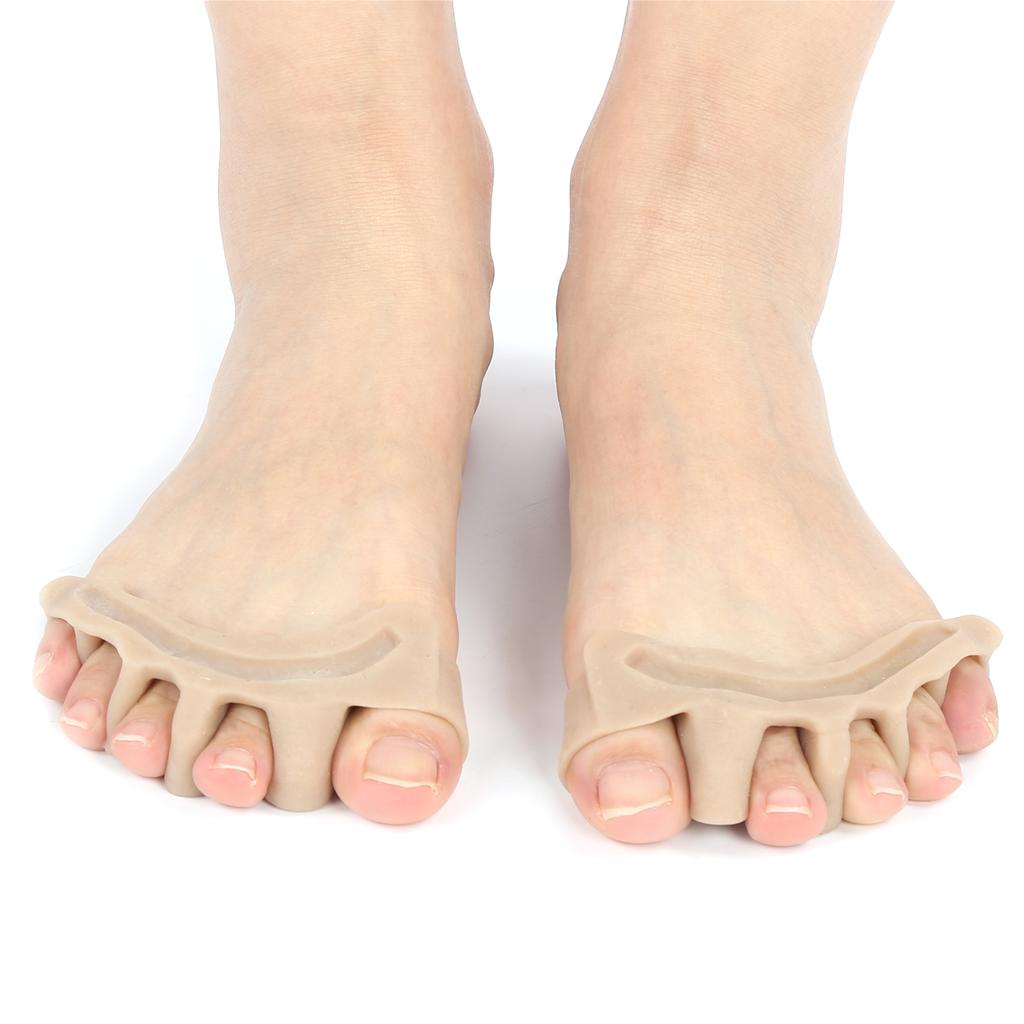 2pcs Hallux Valgus Bunion Corrector Unisex Silicone Toe Separator Foot Care Correction
