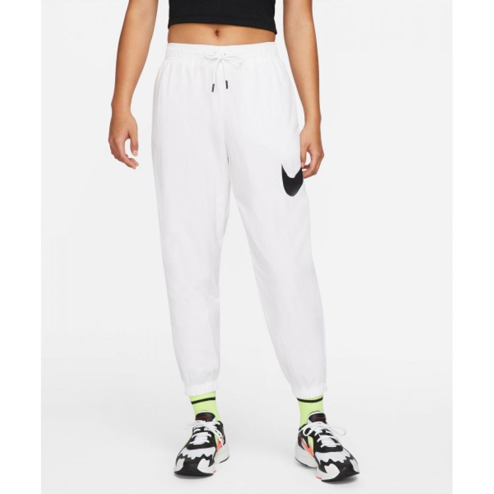 

NIKE Sportswear Essentials Брюки со средней посадкой W Белый Черный DM6184 100