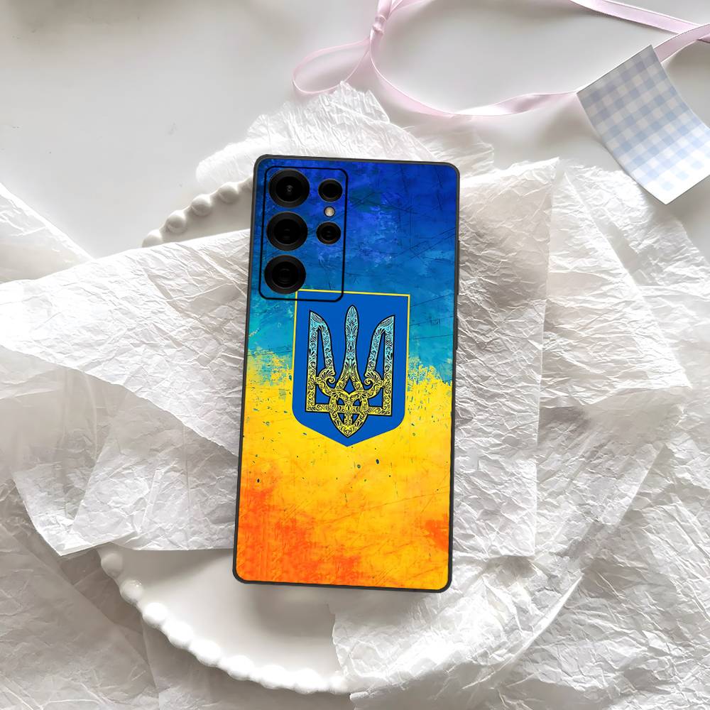 

U-Ukraines Flag Phone Case For Samsung S 24 Fe 25 Ultra Plus 20 Lite 21 30 22 23 24 22 Ultra 5G Fundas Samsung S25