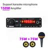 150W 8V-26V Amplifier Bluetooth-compatible 5.0 Dual Channel MP3 WAV APE Decoder Board Car FM Radio Player