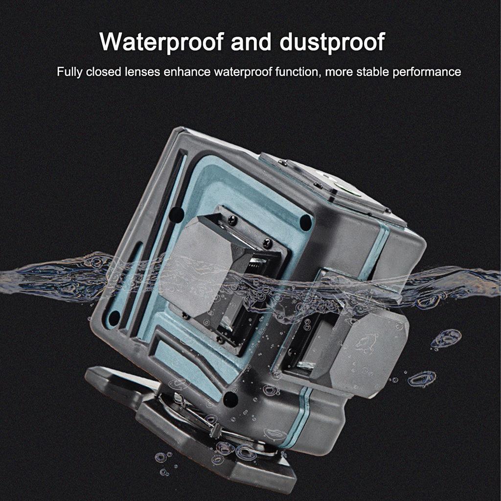 16 Lines Wireless Remote Powerful Green Laser Measure 4D Green Laser Level Auto Self-Leveling 360 Horizontal And Vertical Cross Lines