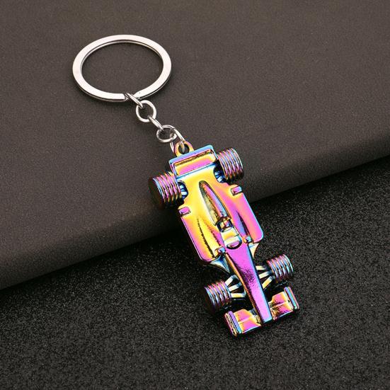 Creative Racing Keychain Race Car Pendant Keychains for Car Keys Purse Handbag Backpack Travel Bag Cool Keychains Gifts for Men Friends Teacher Car