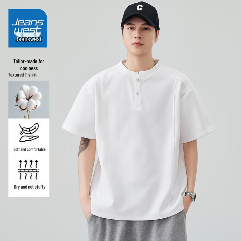 

Jeanswest Men s Heavyweight Short Sleeve Polo Shirt XL