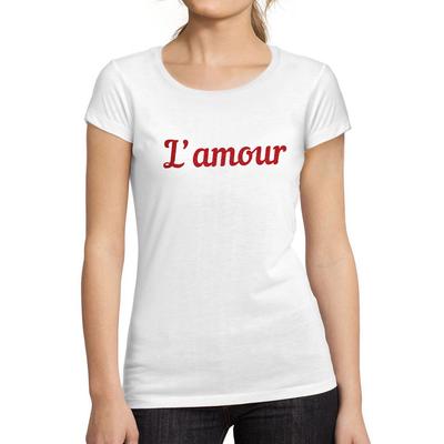 Femme Graphique L Amour Imprime Des Lettres