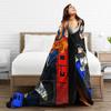 DBZ Japanese Anime Knitted Blanket Coral Fleece Plush Soft Throw Blankets for Home Couch Bed Rug