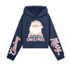 Kids Casual Fashion American Flag Printed Long Sleeve Hooded Sweatshirt