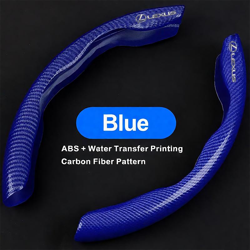 Pro Lexus LS LC RZ IS350 ES300 GS350 CT200h GX460 LX570 RX500h NX300 UX260 LBX Auto Protiskluzový Potah Volantu z Uhlíkových Vláken