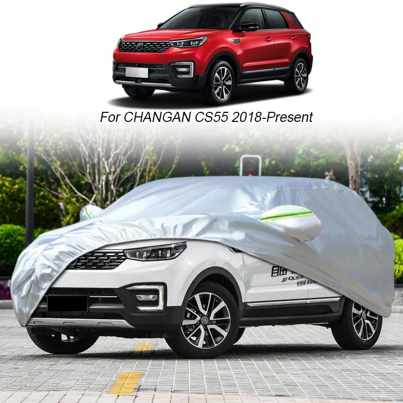Full Car Cover Rain Frost Snow Dust Waterproof Protect For CHANGAN CS15 CS35 PLUS CS75 PLUS CS55 PLUS CS85 CS95 Anti UV Accessory