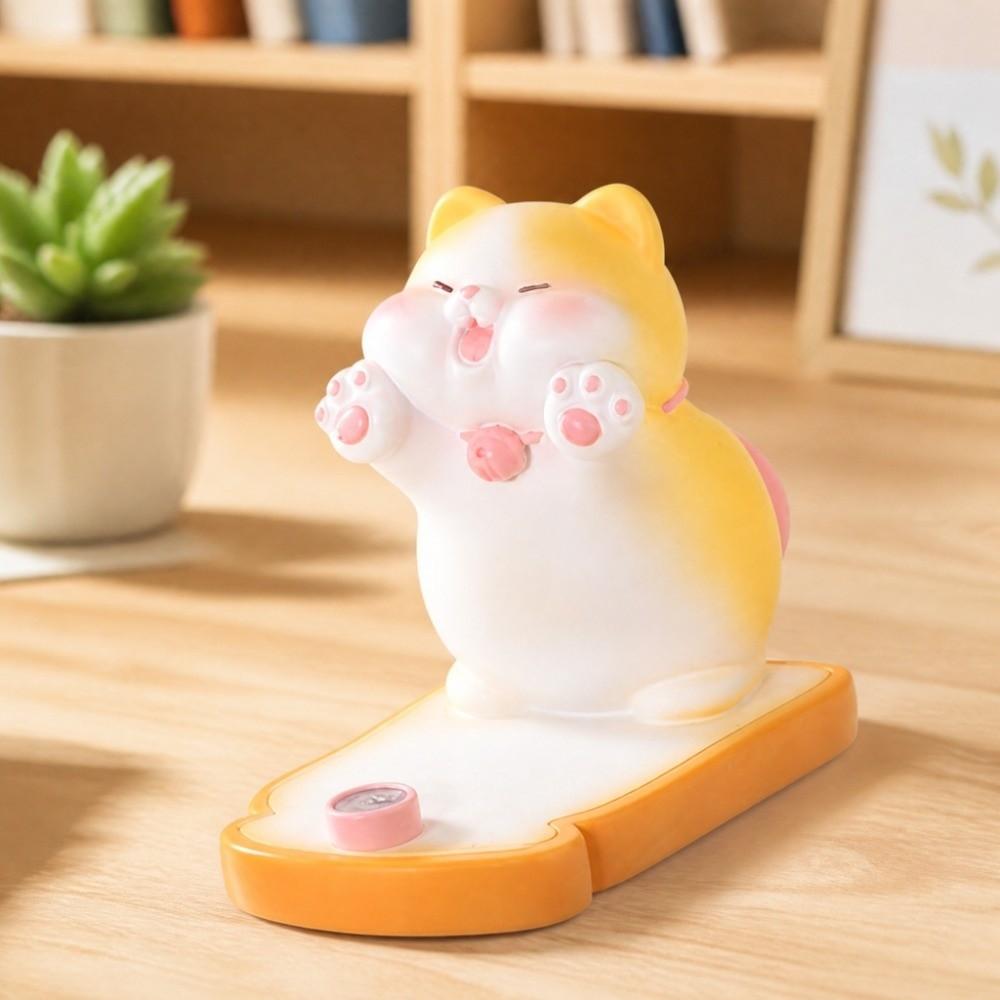 Resin Mini Phone Stand 2.36x3.54x3.27in Desk Phone Stand Cute Mobile Phone Holder Desk