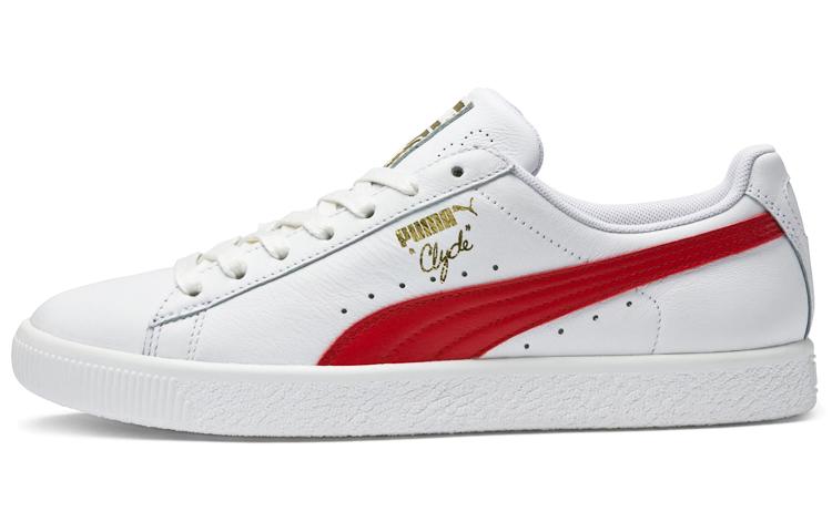 PUMA Clyde Leather Foil White Cherry 364669-03 41