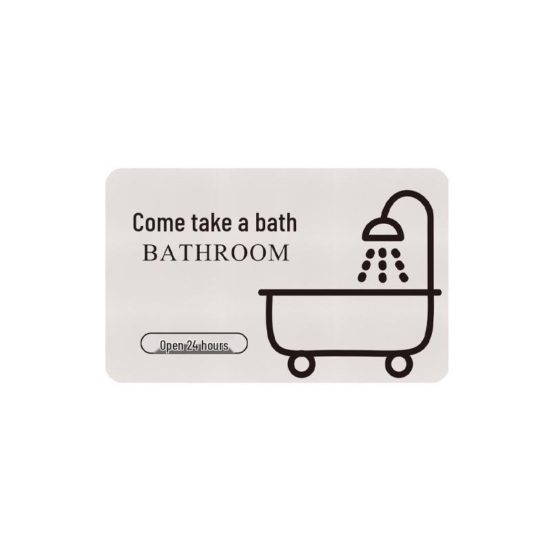 Diatom Mud Absorbent Anti-Slip Bathroom Mat