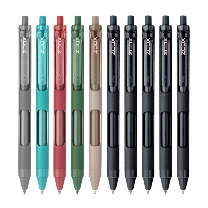 

Flair Zoox F7 0.7mm Retractable Gel Pen Combo Pack Blue And Black Ink Smooth Writing Pens For School Office Use Pack Of 1x 10