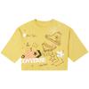 (WMNS) NOTEBOOK DOODLE OS CROP Tee GOLD STRAW Yellow Women's 10022825-A01