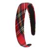Checkered Wide Headband Adjustable Hair Styling Accessory For Women Girl Comfortable Daily Use All Matching Headpiece