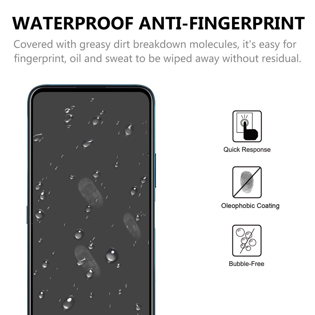 Full Screen Tempered Glass Screen Protector Film (Full Glue) for Xiaomi Redmi Note 9 5G