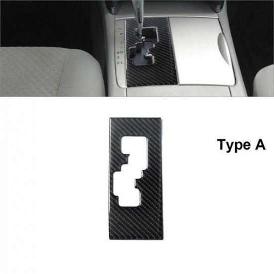 Carbon Fiber 5-Speed Automatic Gear Shift Cover Trim For Toyota Camry Type A