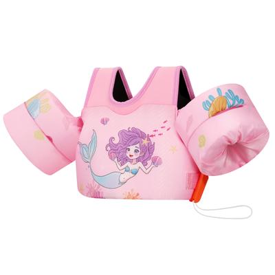 MoKo Gilet da Nuoto per Bambini Cartone Animato Maniche Galleggianti Giubbotto di Salvataggio Costume da Bagno Schiuma Sicurezza Giocattoli da Spiaggia Galleggiante Gilet Galleggiante Salvagente per Bambini Anello da Nuoto