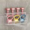 3 Grids Kitchen Storage Rack Double Layer Onion Storage Wire Basket  Condiments