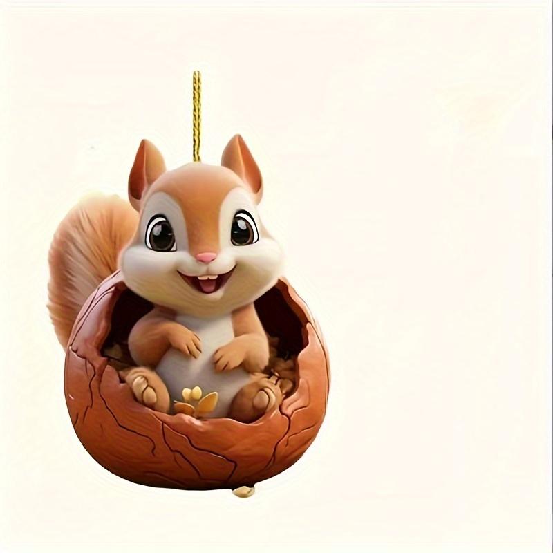 

1 шт. Современное акриловое украшение для автомобиля в виде белки 1pc