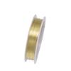 0.4mm Thick Silvery/Golden Color Copper Wire for Bracelet Necklace DIY Colorfast Beading Wire Jewelry Cord String for Craft Making