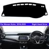 Car Dashboard Cover Non Slip Pad For Nissan Kicks 2016 2017 2018   Cape Car Dash Mat Sun Shade Pad Anti-UV Cushion