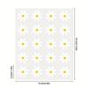 5 Sheets  Cute Daisy Stickers, Featuring White And Golden Flower Patterns, Perfect for Decorating Phones, Laptops, Water Bottles