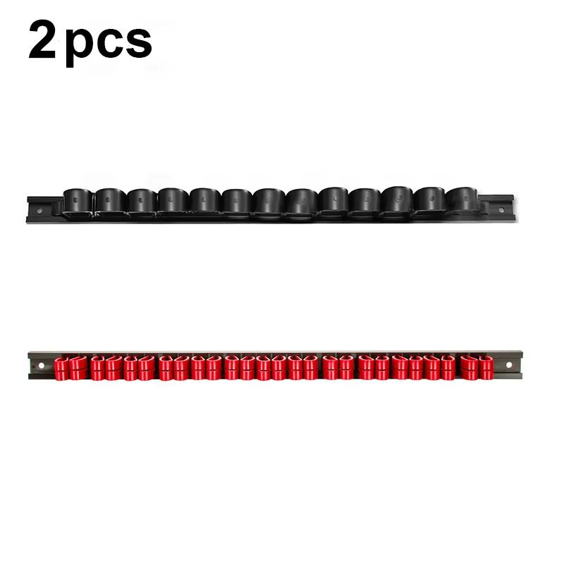 1/2PCS Wall Mount Screwdriver Plier Storage Hammer/pliers/screwdriver Manual Tools Integrated Storage Base Stand Plastic Rail