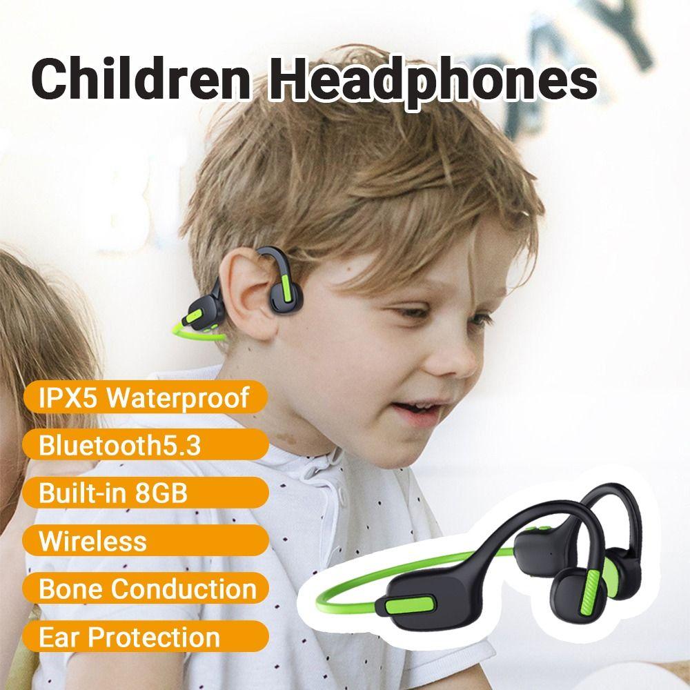 Earbuds Bone Conduction Headphone Bluetooth 5.3 Bluetooth Sports Earphone  School Travel