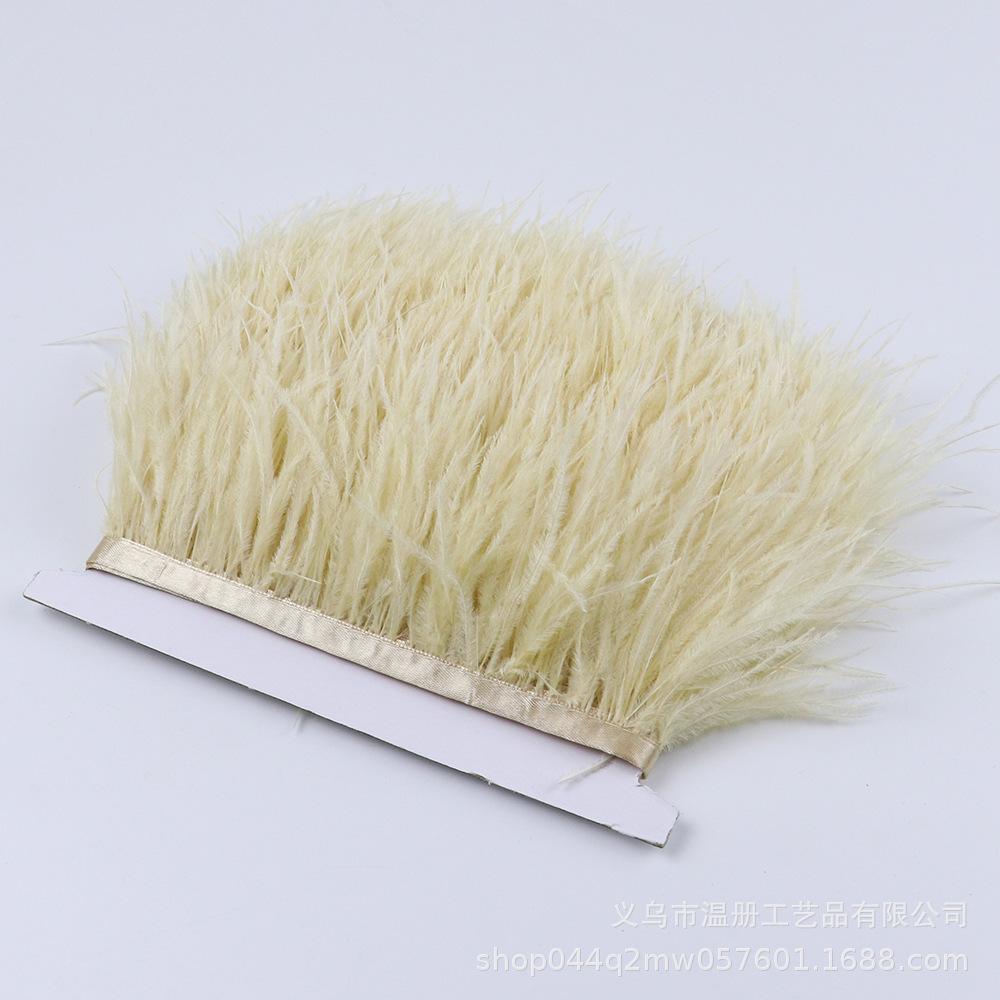 8-10Cm Ostrich Hair Cloth Edge Various Colors Optional Feather Lace Clothing Earrings Diy Decoration