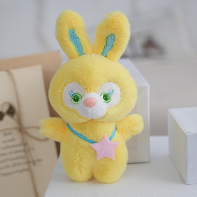 

Rabbit Plush Cute Keychain With Fluffy Texture Ideal For Bag Charms And Gifts жовтий